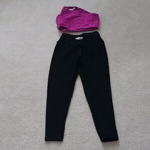 Set Black  Leggings and Top by [Booty By Brabants]